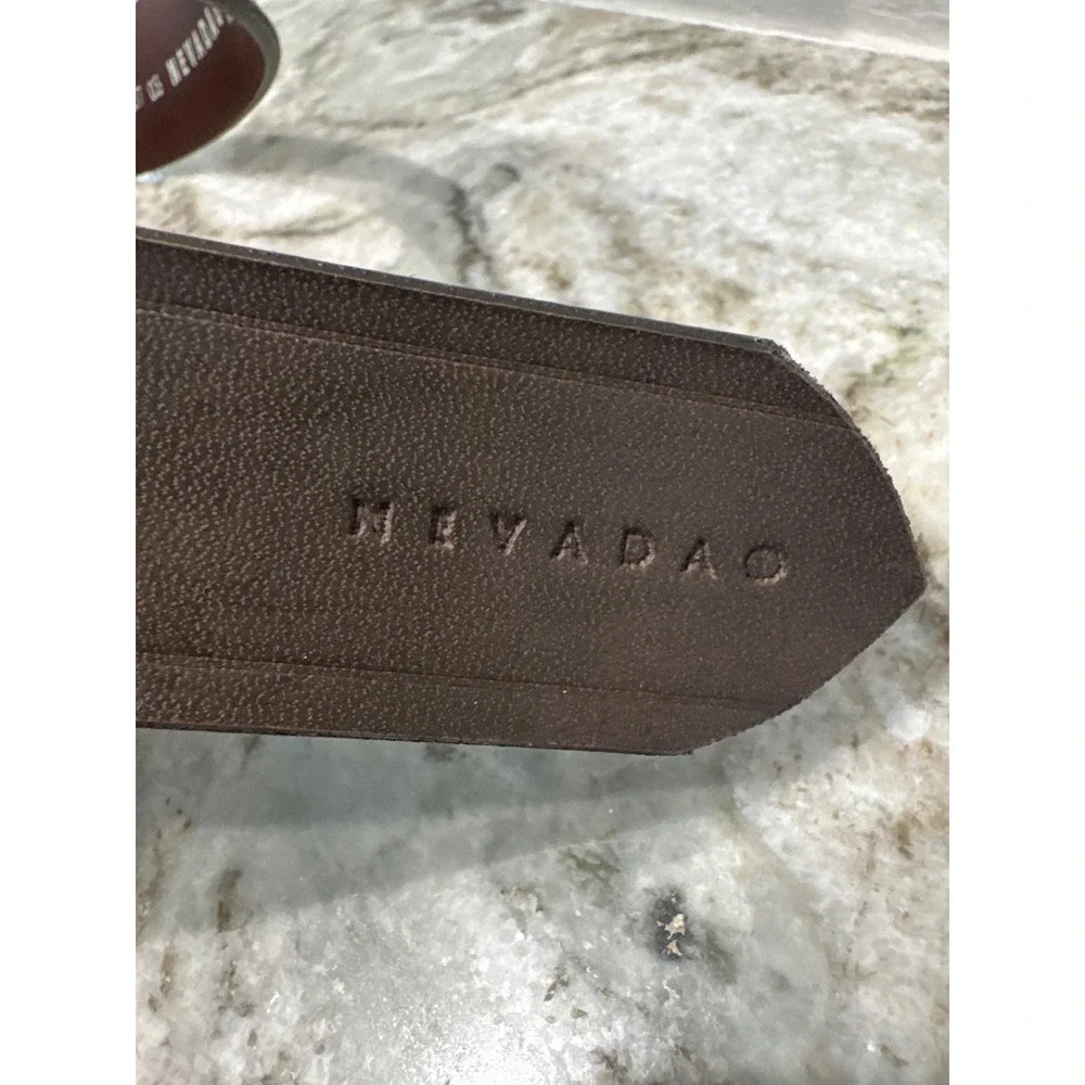 Men's Nevada full-grain genuine leather‎ belt size 34